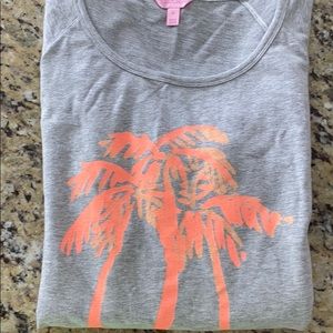 Lilly Pulitzer palm tree sweatshirt